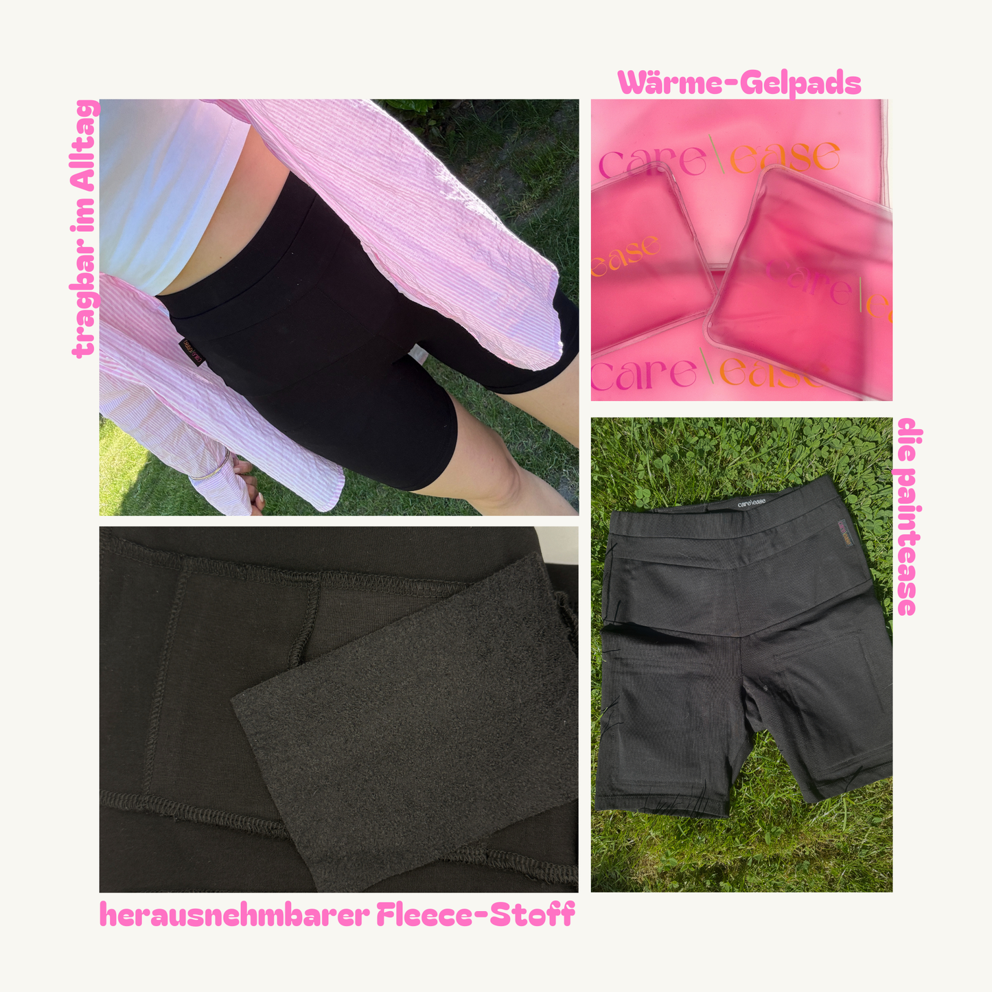paintease | beheizbare Baumwollshorts