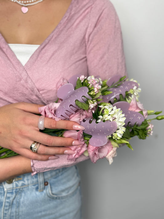 rosy bouquet | Haarklammer